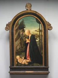 Madone et enfant avec Tobias et l