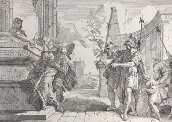 Le sacrifice de Polyxène, des Bacchanales et Histoires, 1744