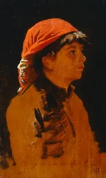 Écharpe rouge