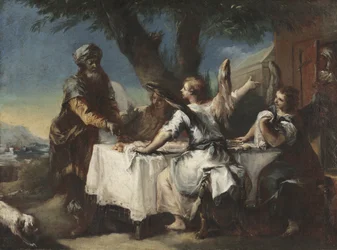 Abraham accueillant les trois anges