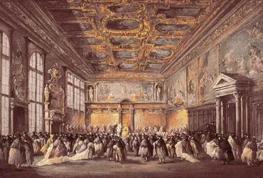 Événement cérémoniel au palais des Doges