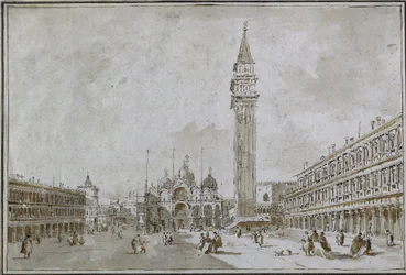 Piazza San Marco, Venise, années 1780
