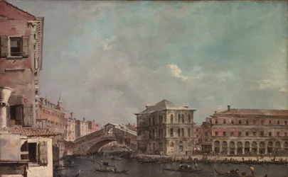Le Grand Canal au-dessus du Rialto, vers 1760