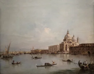 Vue de Santa Maria della Salute avec la Dogana di Mare