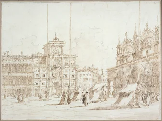 Vue de Venise : la tour de l