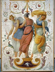 Fresque de trois danseuses ... (fresque)