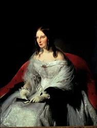 Portrait de Sarah Louise Strachan, princesse de Sant