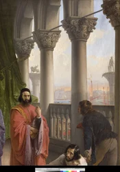 La dernière rencontre entre Jacopo Foscari et sa famille avant l