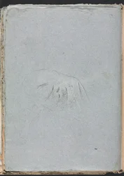 Carnet de croquis de Vérone : Draperie page 20, 1760