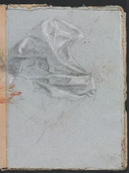Carnet de croquis de Vérone : Étude de draperie (page 37)