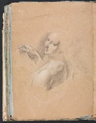 Carnet de croquis de Vérone : Nu féminin regardant par-dessus l