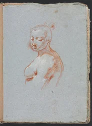 Carnet de croquis de Vérone : Nu féminin page 27, 1760