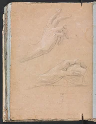 Carnet de croquis de Vérone : Mains (page 92)
