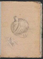 Carnet de croquis de Vérone : Tête avec turban (détail)