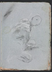 Carnet de croquis de Vérone : Nu masculin de dos (page 9)