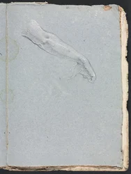 Carnet de croquis de Vérone : bras droit et main page 95, 1760