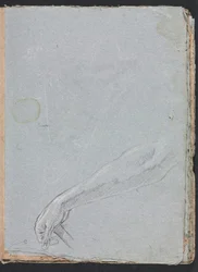 Carnet de croquis de Vérone : Main droite (page 7)