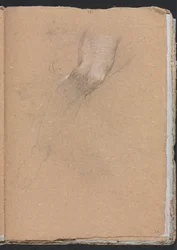 Carnet de croquis de Vérone : Jambe droite page 33, 1760