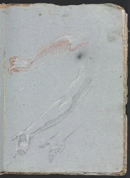 Carnet de croquis de Vérone : Étude de mains et de bras page 29