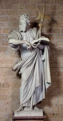 Saint Thaddée, sculpture en marbre