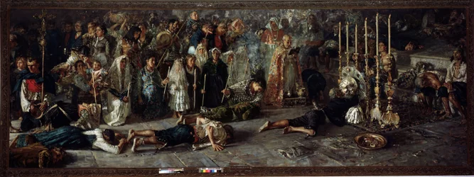Il voto (Fête en hommage à Saint Pantaléon le 27 juillet à Miglianico en Abruzzes, Italie)