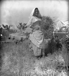 Portrait de paysan, Abruzzes, Italie, vers 1900