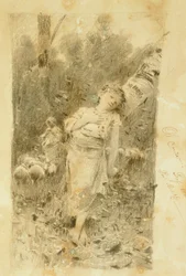 La bergère, par Francesco Paolo Michetti