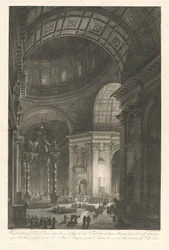 Intérieur de Saint-Pierre, avec l