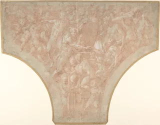 Vulcain forgeant les flèches de Cupidon, 1552-56