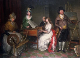 Thomas Jones, 1742-1803 et sa famille