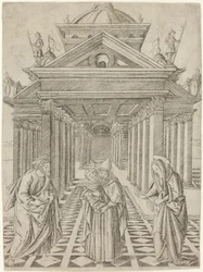 La Présentation au Temple, planche quatre de la Vie de la Vierge et du Christ
