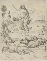 La Résurrection, planche onze de la Vie de la Vierge et du Christ