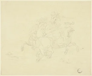 Escarmouche entre deux cavaliers