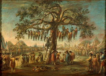 Les Misères de la guerre : les pendus