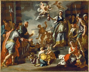 Judith montre la tête d