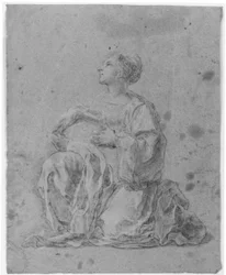 Femme agenouillée