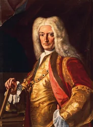 Portrait du comte Aloys Thomas Raimund Von Harrach, vice-roi de Naples, vers 1730, par Francesco Solimena