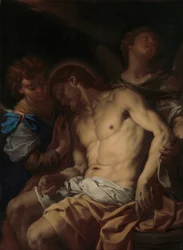 Christ mort soutenu par des anges, vers 1710