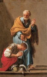 Saint Pierre baptisant le centurion Corneille