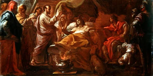 Étude pour Saint Matthieu ressuscitant le fils du roi d