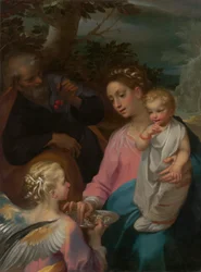 Le Repos pendant la fuite en Égypte, connu sous le nom de la Madonna della Pappa
