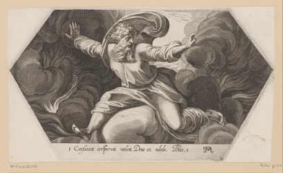 Dieu séparant la lumière des ténèbres