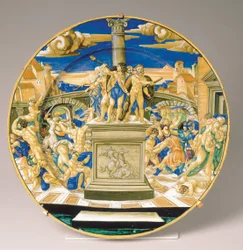 Assiette avec le Massacre des Innocents, vers 1527-30