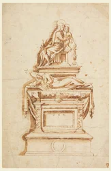 Projet de monument sépulcral pour un cardinal Médicis