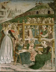 Salle des Mois : Mars (fresque)