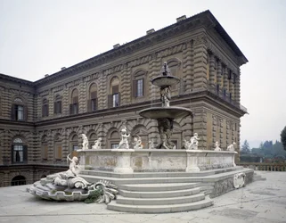 Vue de la fontaine de l