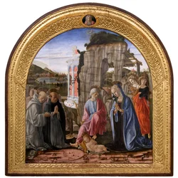 Nativité
















 avec Saint Bernhard et Thomas d
