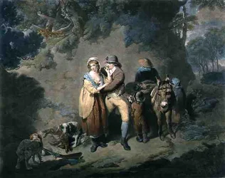 The Amorous Sportsman, gravé par Charles Hodges, pub. par J.R. Smith
