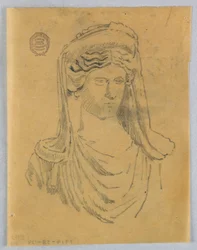 Esquisse de buste de femme