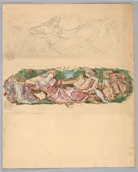 Études pour un panneau mural